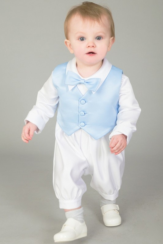 Baby Boys Blue Wedding Outfit | Baby 3 Piece Outfit | Charles Class